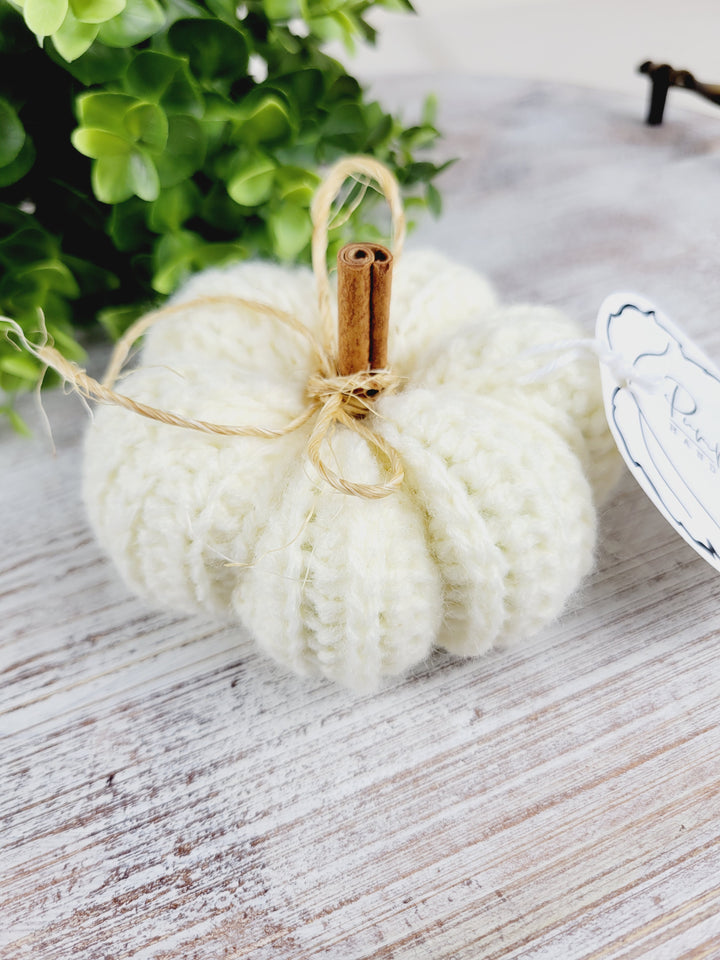 Pink Blossom Crochet, Handmade Crochet Pumpkin Decor