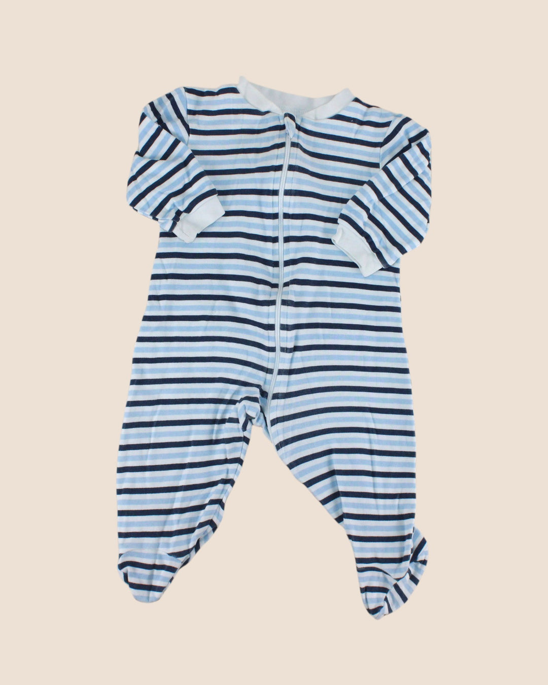 Pre-Loved George Blue Striped Footies 3-6M | Betty’s Marketplace