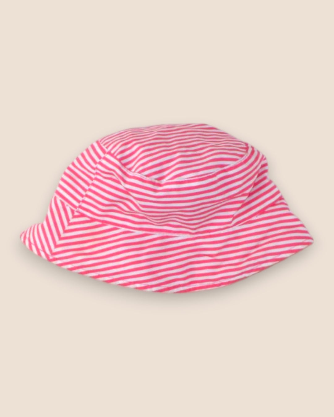 Pre-Loved Joe Fresh Pink Striped Sun Hat Girls Approx 2-5Y | Betty’s Marketplace