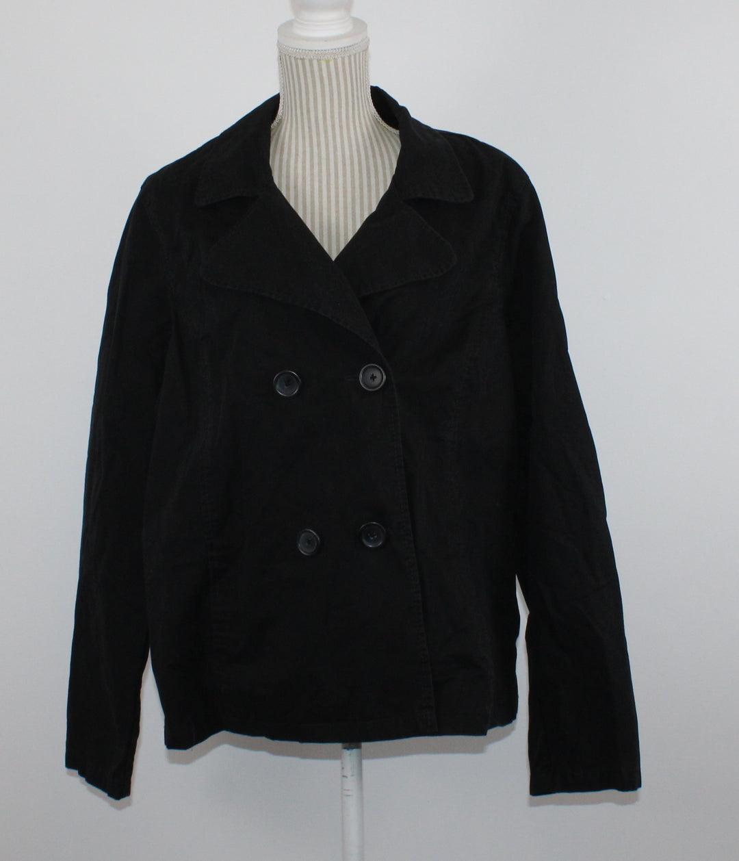 OLD NAVY SPRING/FALL BLACK JACKET LADIES 2XL EUC