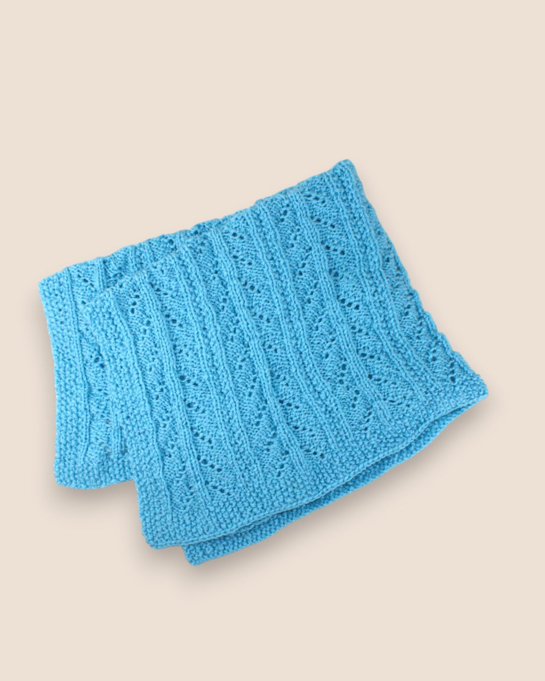 Pre-Loved Blue Knit Baby Blanket | Betty’s Marketplace