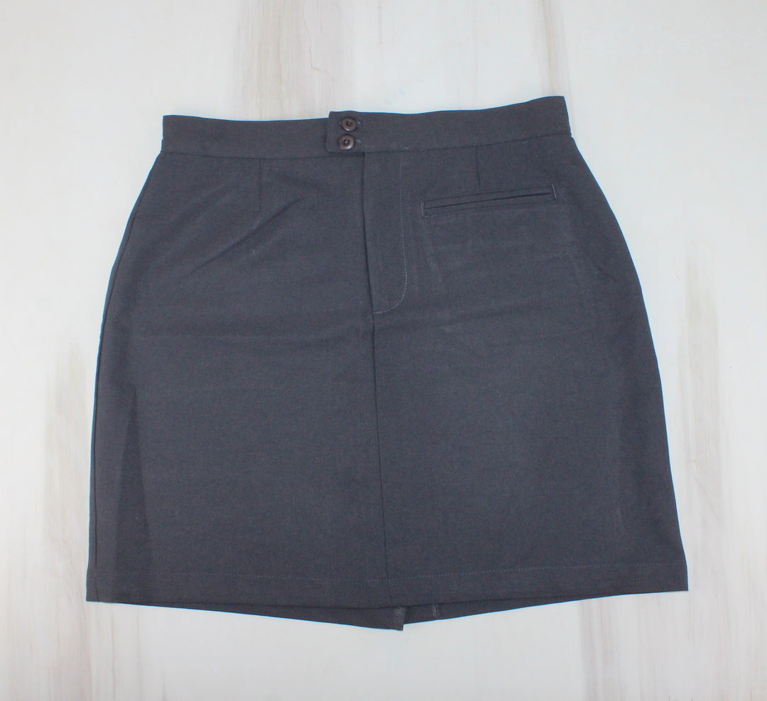 XHILARATION GREY DRESSY SKIRT LADIES SIZE 9 EUC