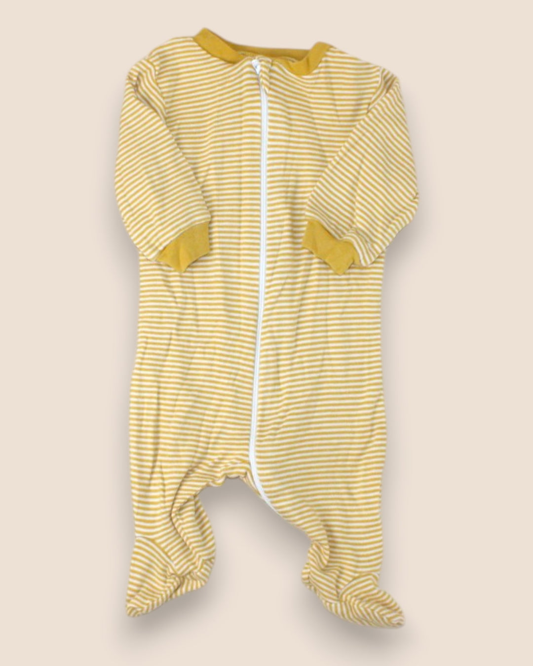Pre-Loved George Yellow Striped Footies 0-3M | Betty’s Marketplace
