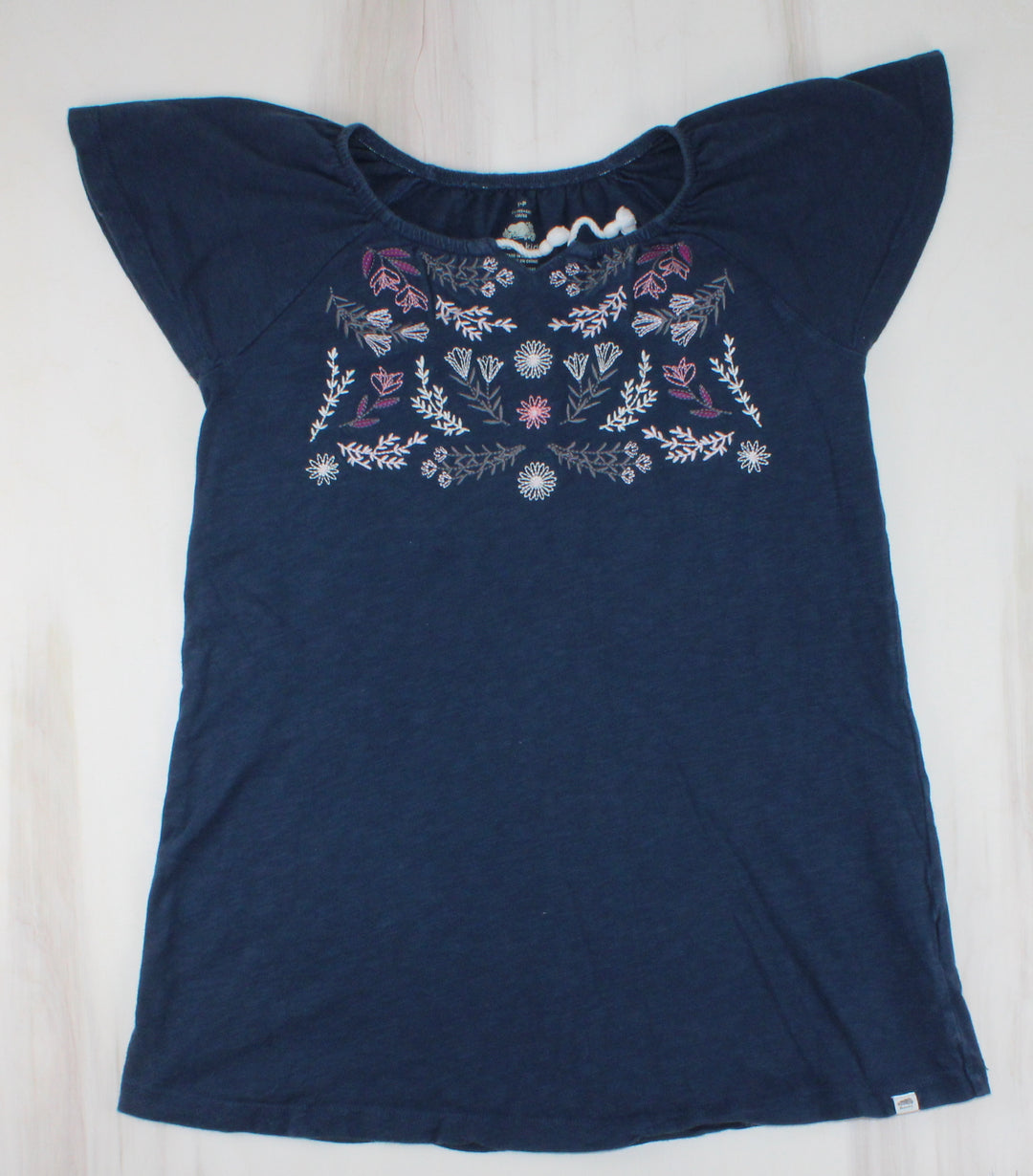 ROOTS NAVY DRESS 5/6Y EUC