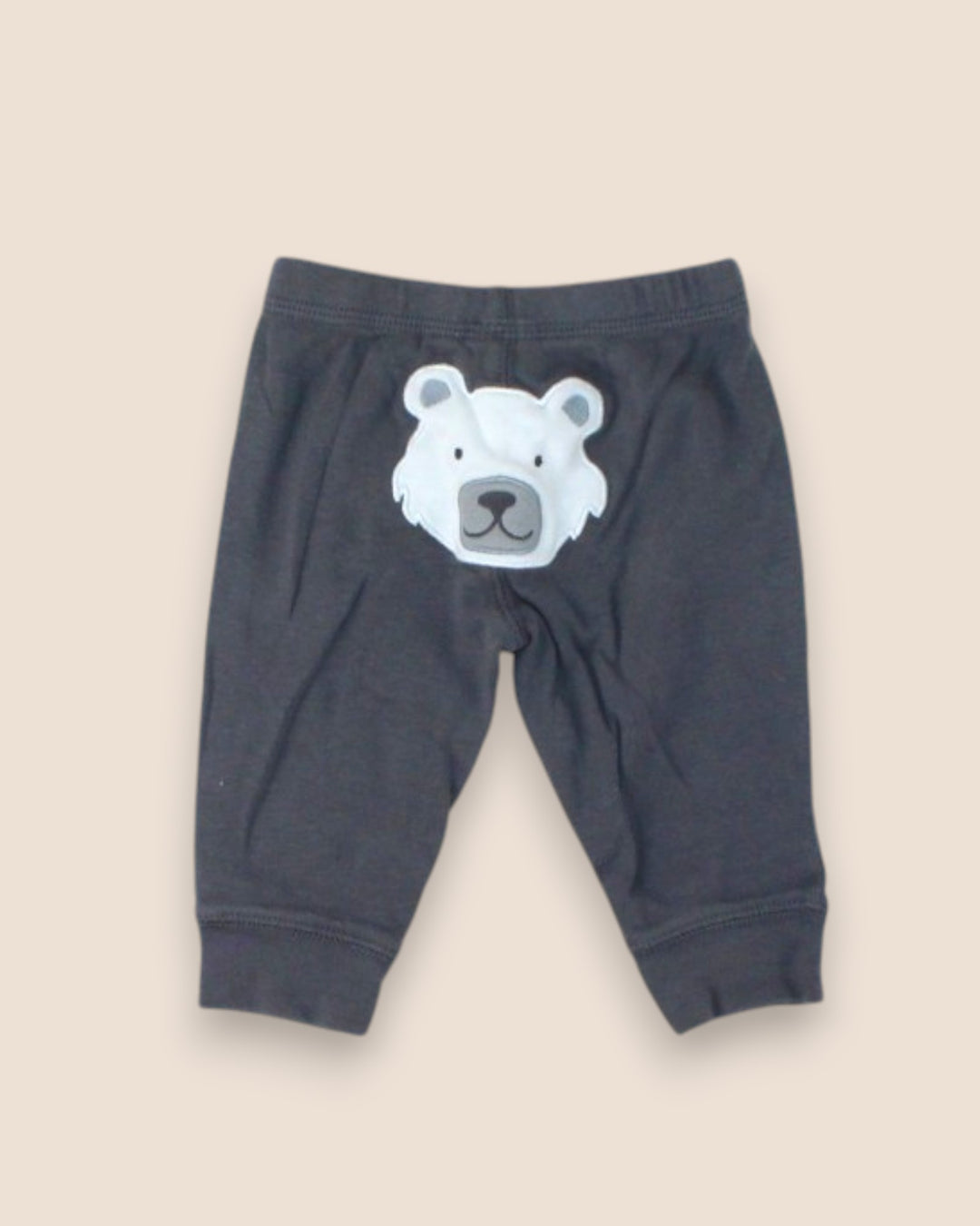 Pre-Loved Carter's Grey Pants With Bear 0-3M | Betty’s Marketplace