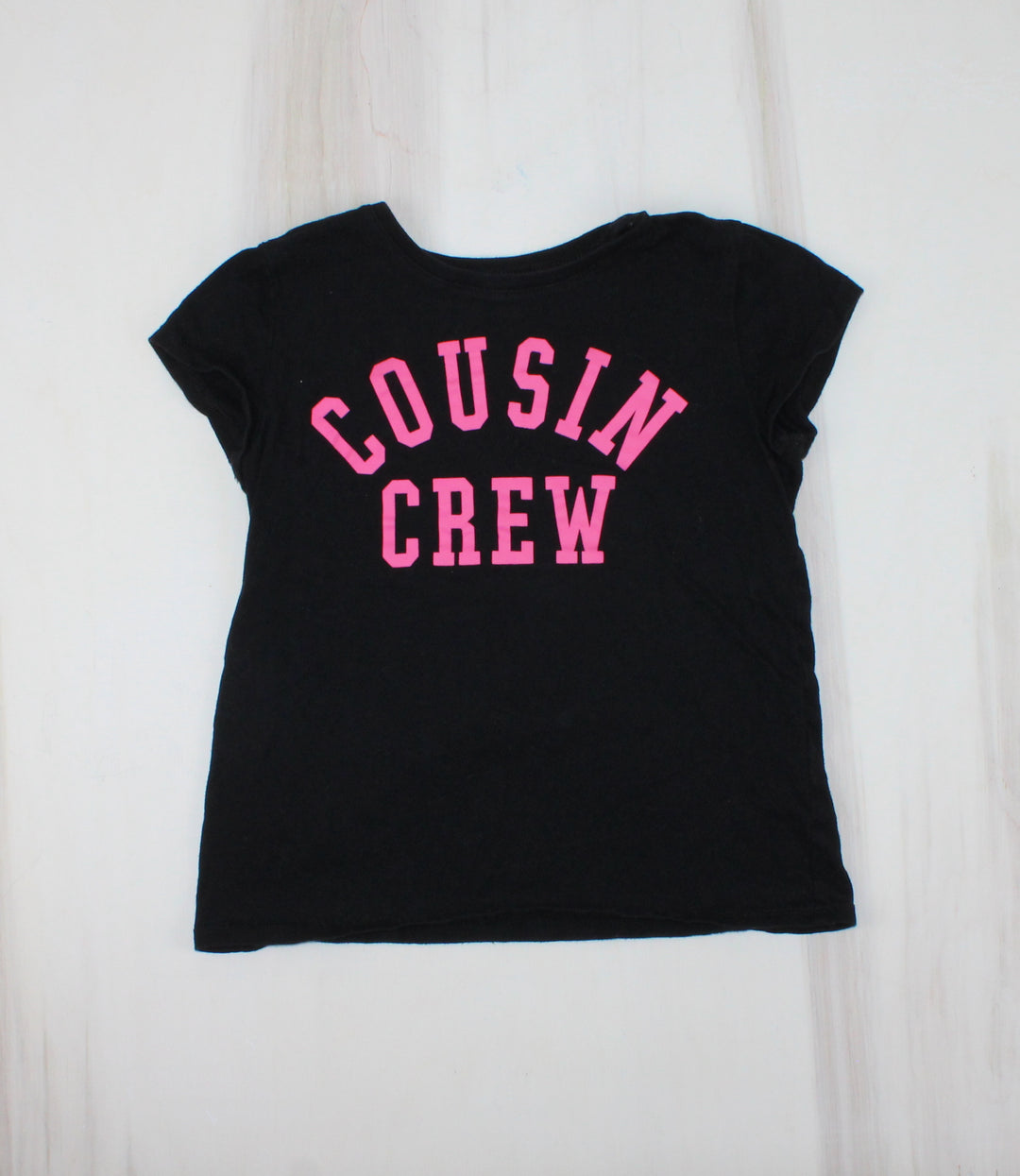 CHILDRENS PLACE COUSIN CREW NAVY TOP 7/8Y PRE-LOVED