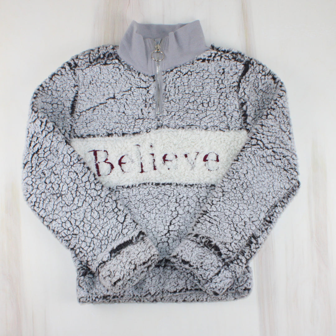 BELLA & BIRDIE SUPER SOFT PULLOVER 7/8Y EUC