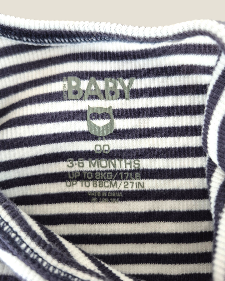 Pre-Loved Cotton On Navy Striped T Shirt 3-6M | Betty’s Marketplace