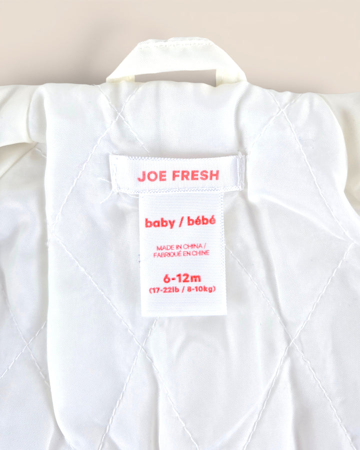 Pre-Loved Joe Fresh White Jacket Girls 6-12M | Betty’s Marketplace