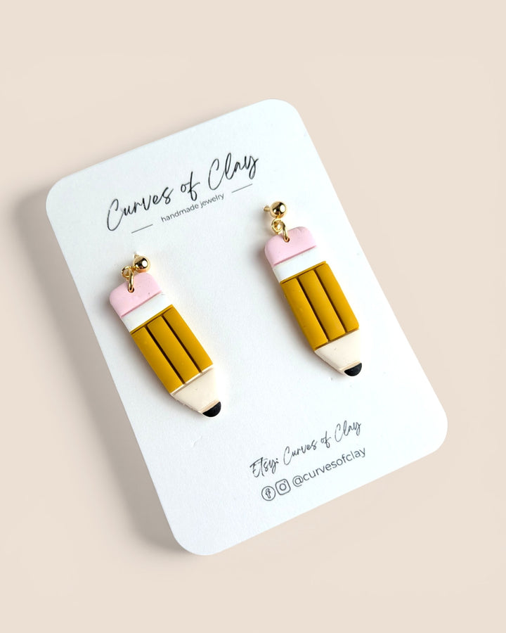 Curves of Clay, Everyday Dangle Earrings