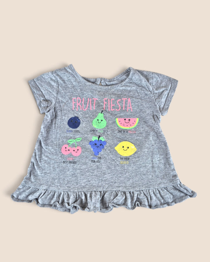 Pre-Loved George Grey Fruit Fiesta Top Girls 2Y | Betty’s Marketplace