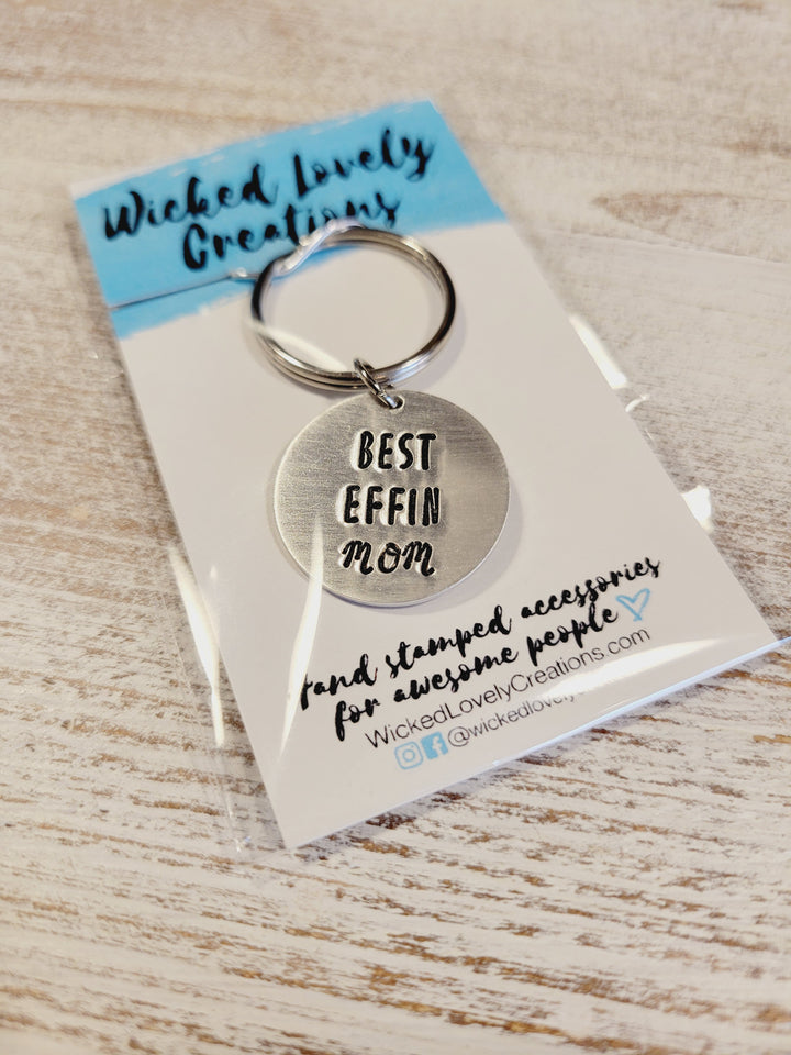 Wicked Lovely Creations, Hand Stamped Keychains