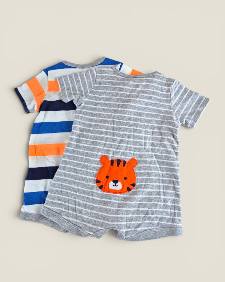 Pre-Loved Carter's Set Of 2 Striped Rompers 0-3M | Betty’s Marketplace