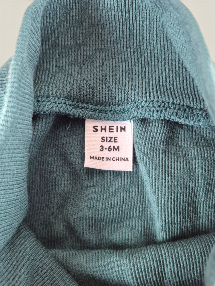 Pre-Loved Shein Green Footie Pants 3-6M | Betty’s Marketplace