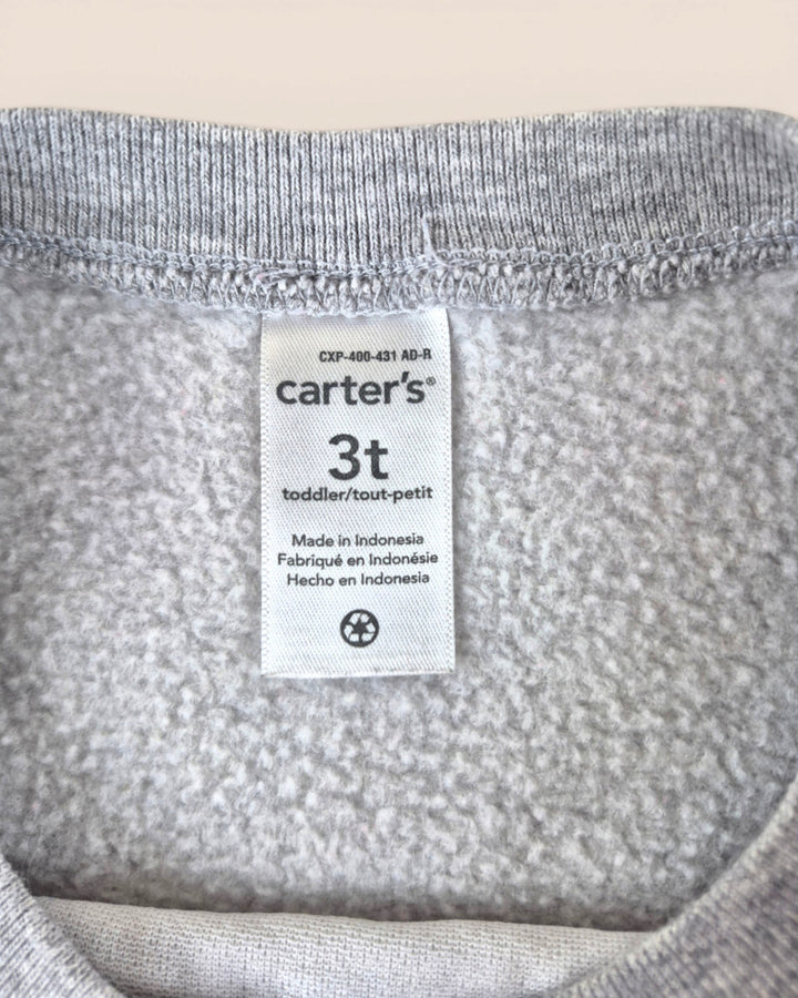 Pre-Loved Carter's Grey Sequined Sweater Girls 3Y | Betty’s Marketplace