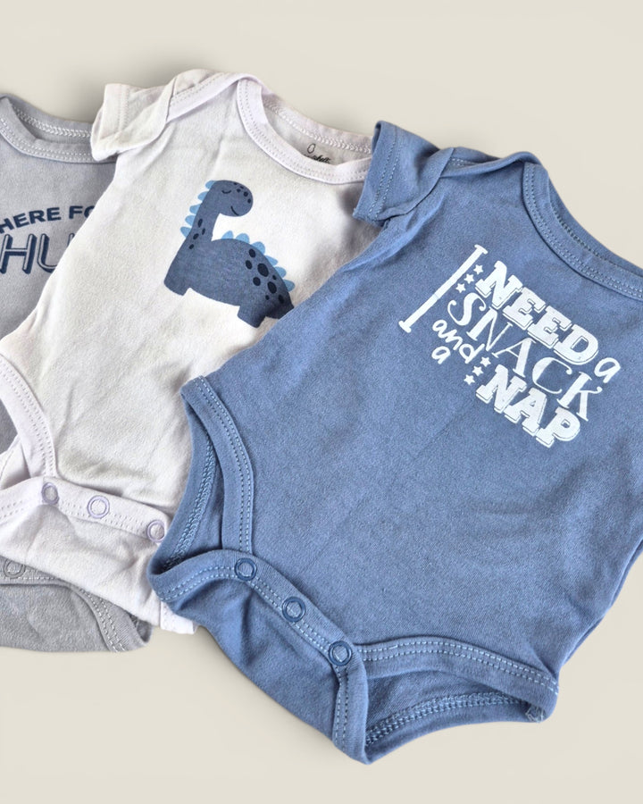Pre-Loved The Peanutshell Set Of 3 Onesies 0-3M | Betty’s Marketplace
