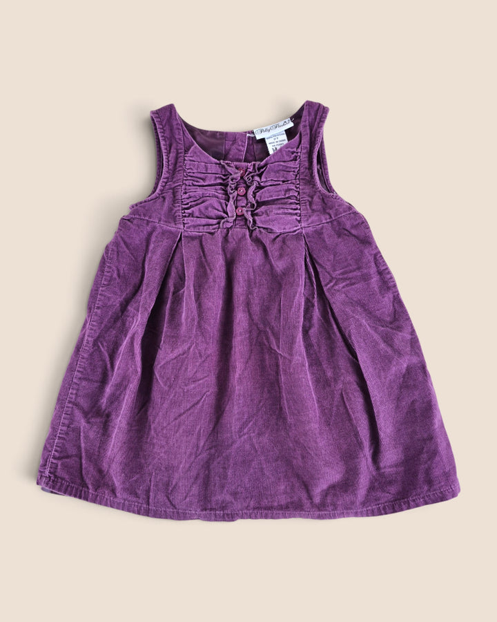 Pre-Loved Polly Finders Purple Corduroy Dress Girls 2Y | Betty’s Marketplace