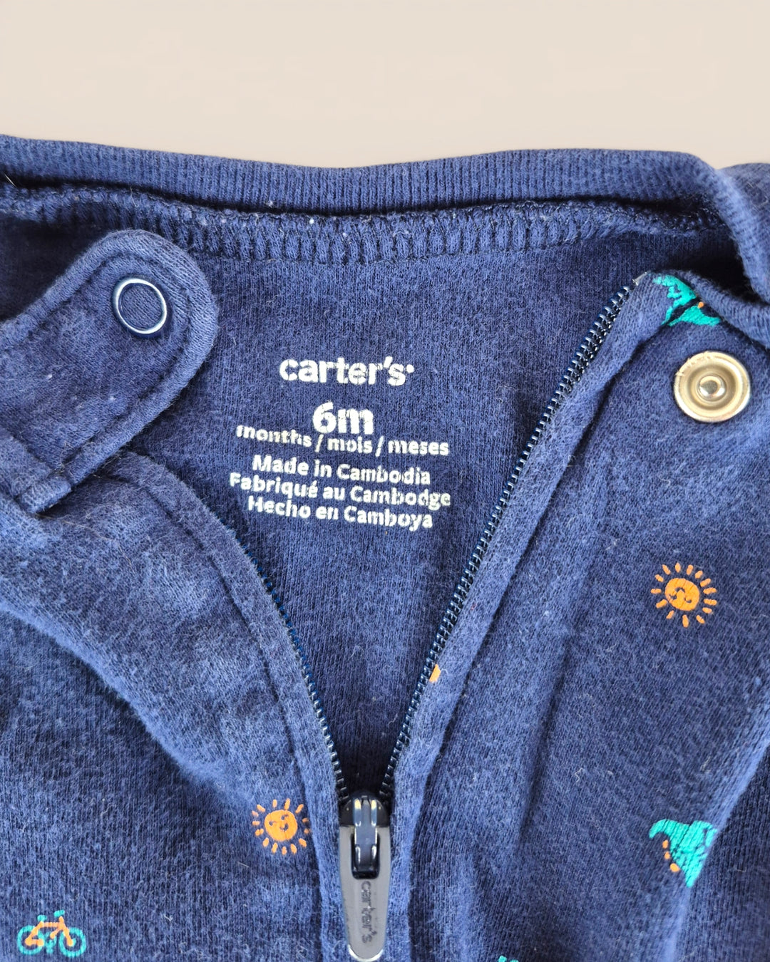 Pre-Loved Carter's Navy Footies 6M | Betty’s Marketplace