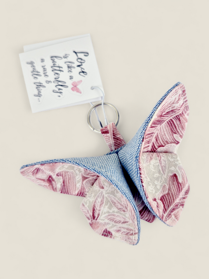 Izzyrai Handmade, Fabric Butterflies With Sticker