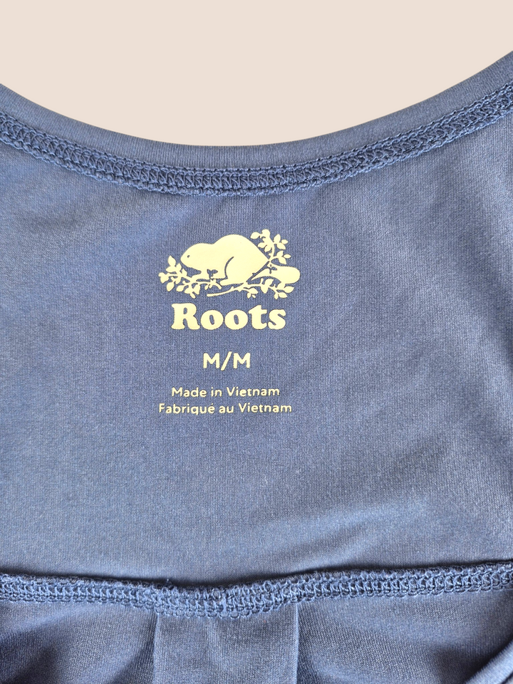 Pre-Loved Roots Light Blue Athletic Tank Top Ladies Medium | Betty’s Marketplace
