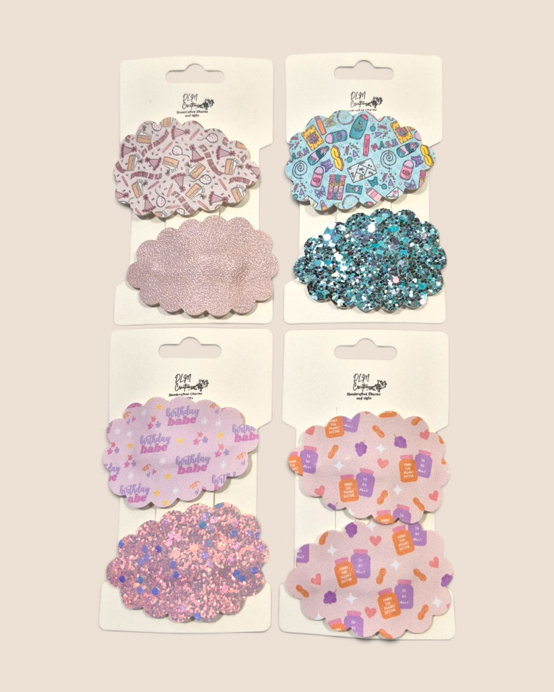 DLM Creations, Large 2 Pack Hair Clips