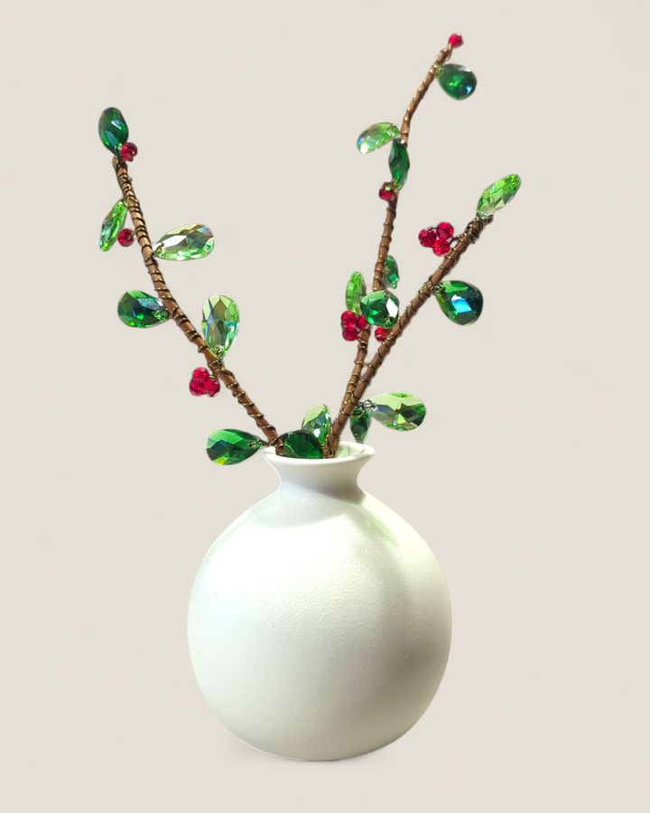 Kristi Scott Art, Jeweled Stems in Vase
