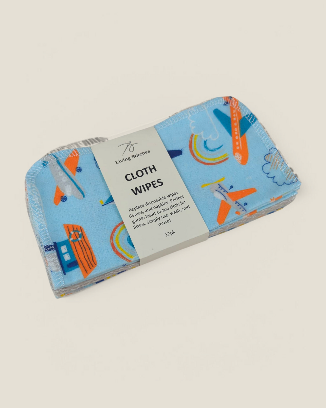 Living Stitches, Reusable Cloth Wipes