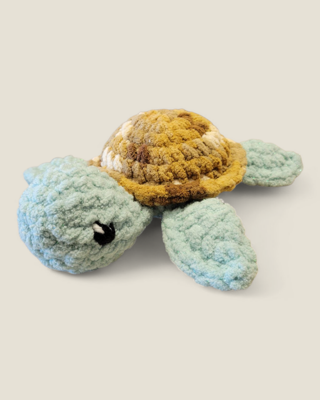 Ginger Made By Jenn, Crochet Turtle Plush
