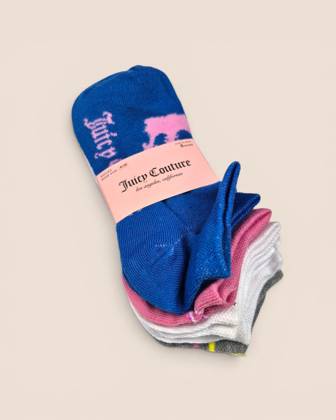 Pre-Loved Juicy Couture Socks Size 4-10 | Betty’s Marketplace