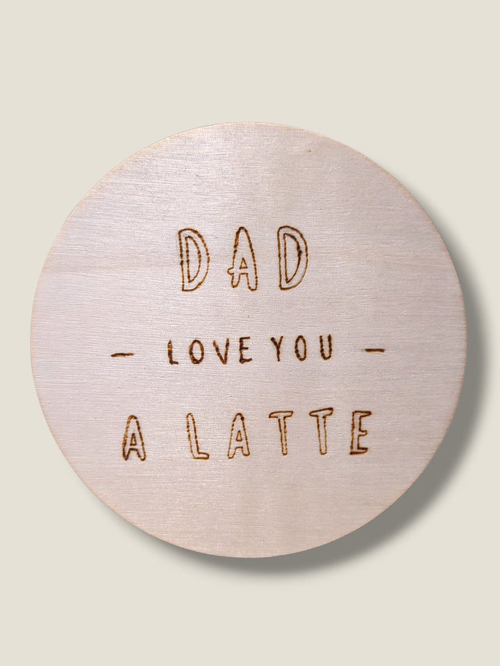 Marked In Wood, Wood Burnt Cork Backed Coasters