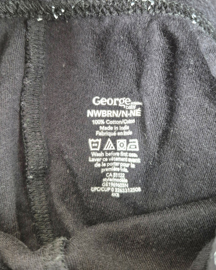 Pre-Loved George Black Patterned Pants NB | Betty’s Marketplace
