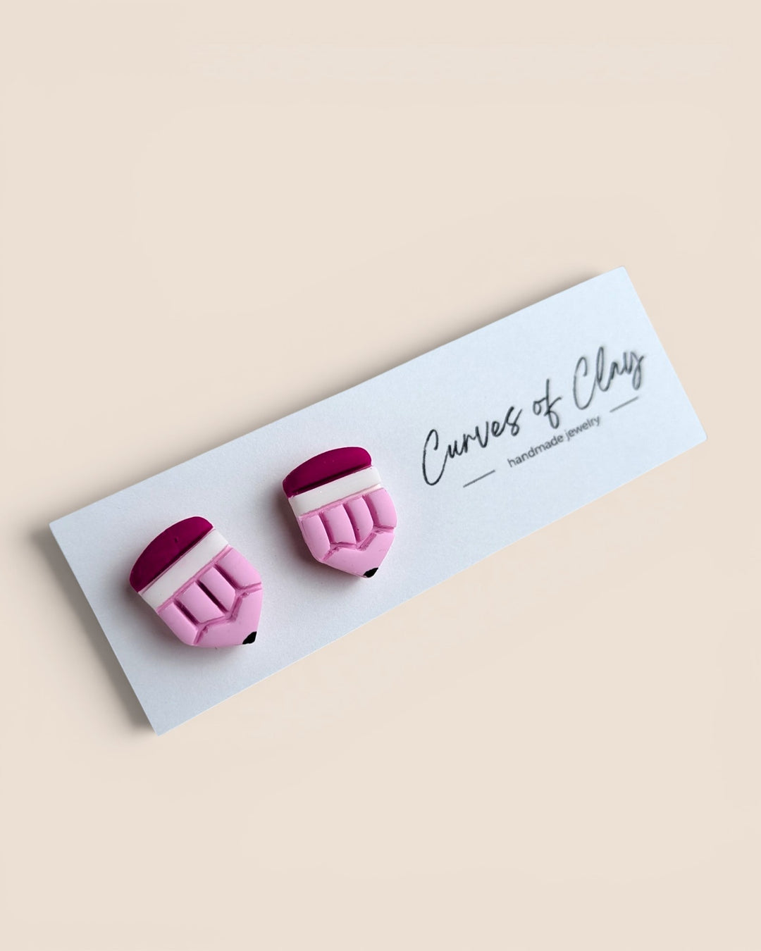 Curves of Clay, Everyday Stud Earrings