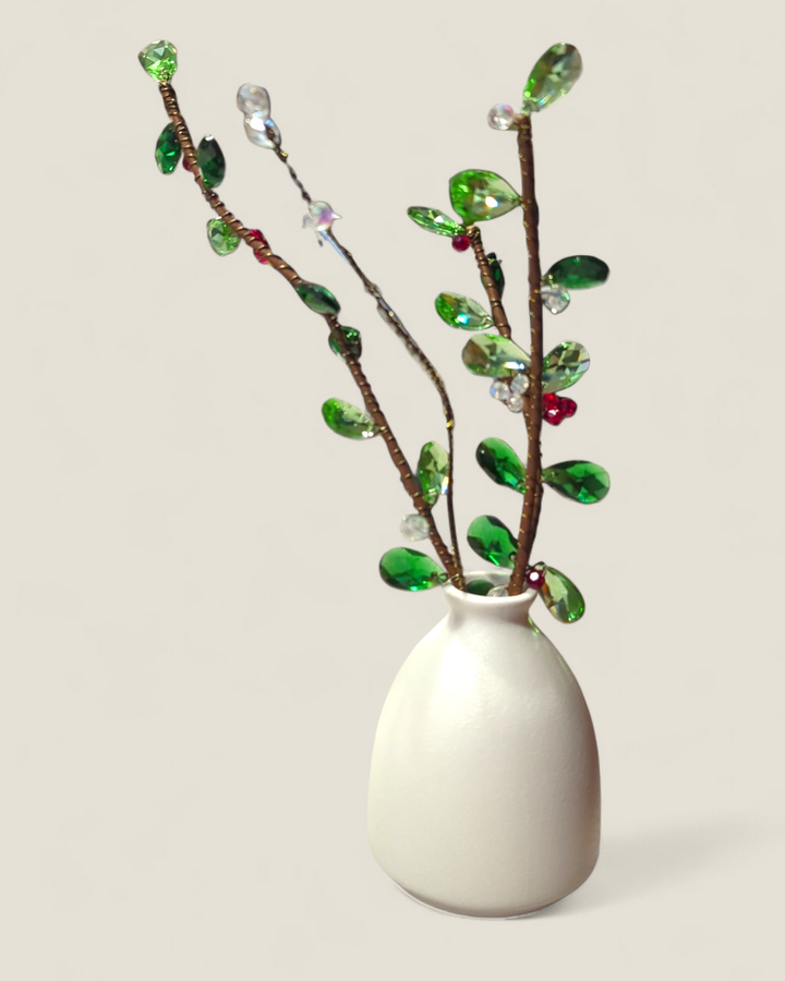 Kristi Scott Art, Jeweled Stems in Vase