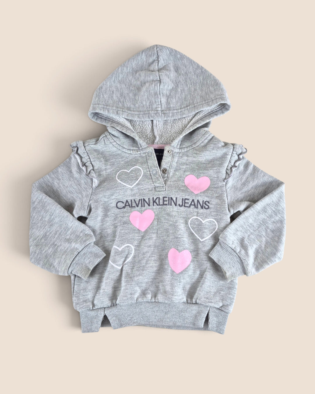 Pre-Loved Calvin Klein Grey Sweater Girls 2Y | Betty’s Marketplace
