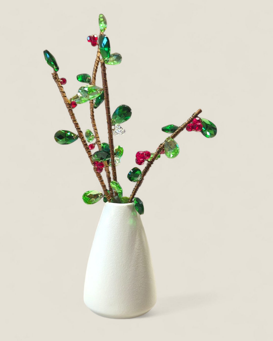 Kristi Scott Art, Jeweled Stems in Vase