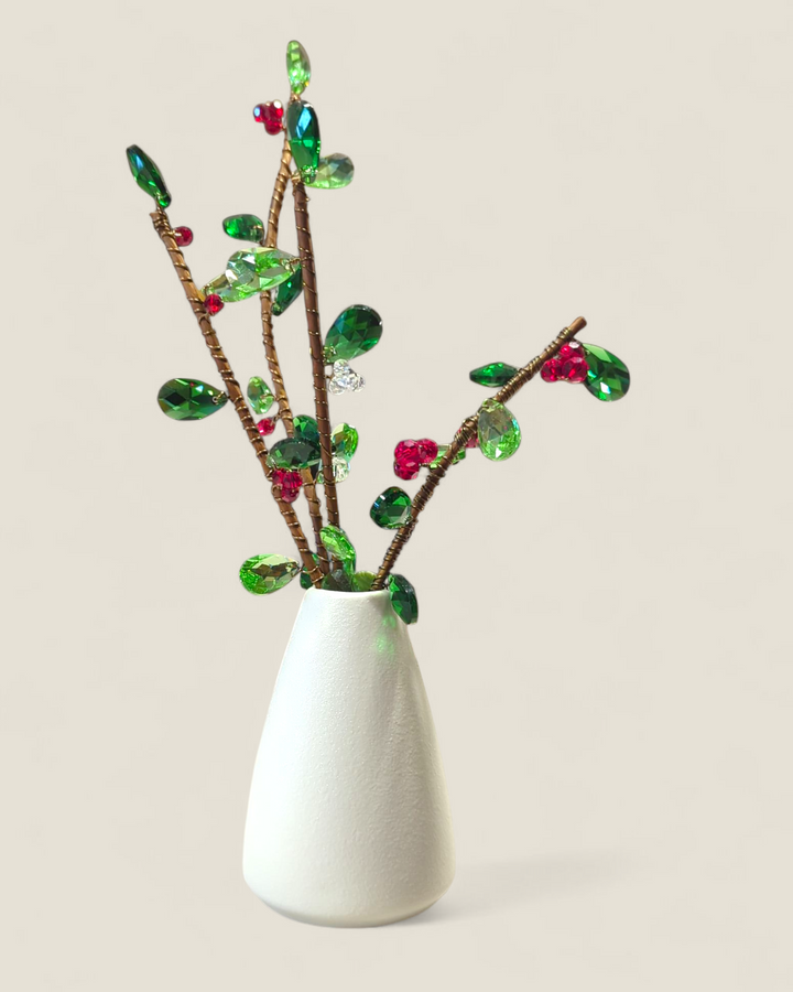 Kristi Scott Art, Jeweled Stems in Vase