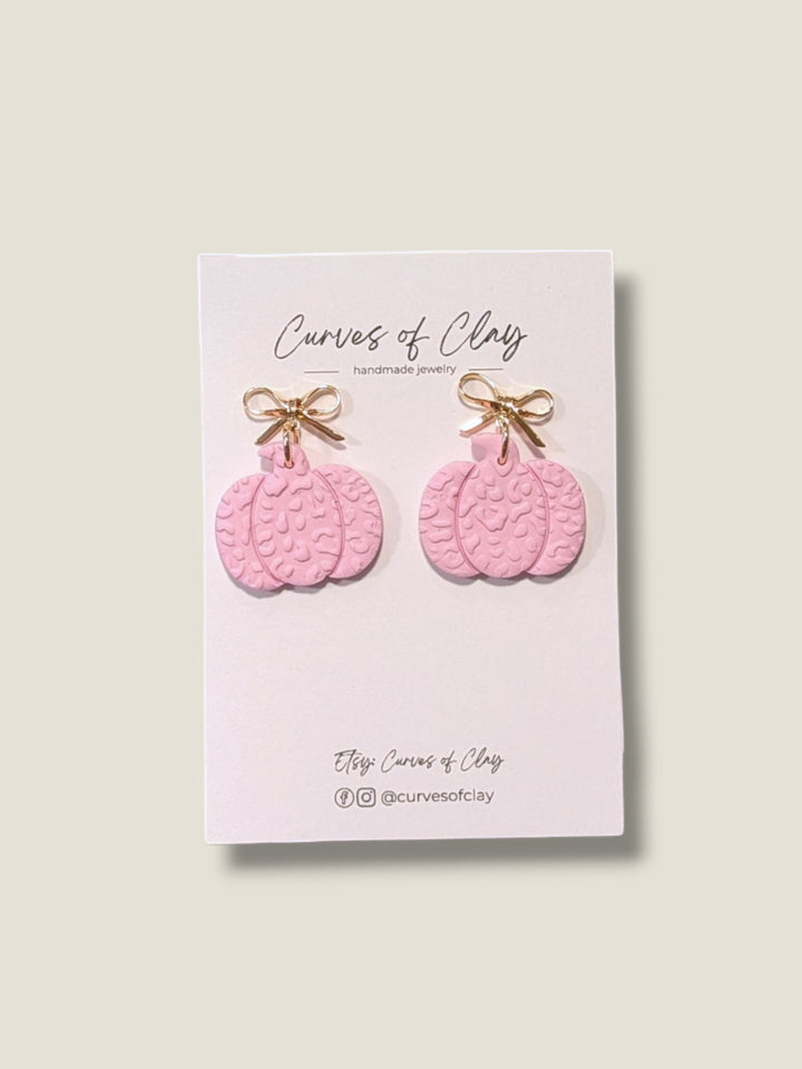 Curves of Clay, Autumn and Halloween Dangle Earrings