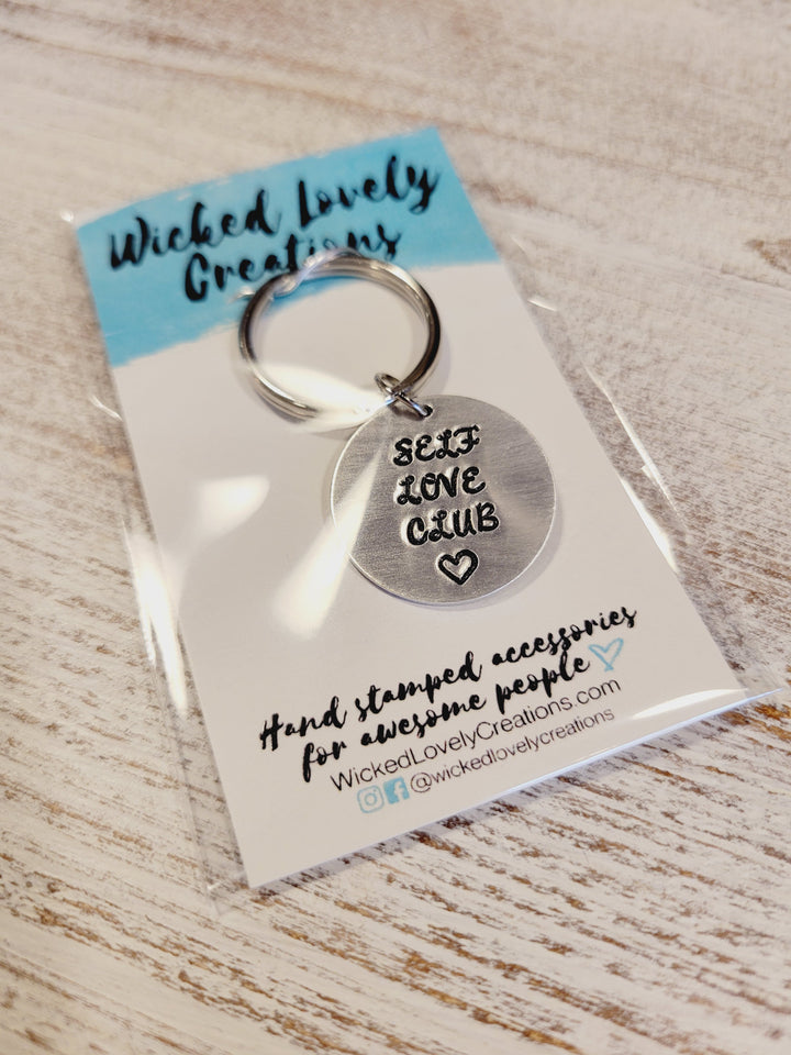 Wicked Lovely Creations, Hand Stamped Keychains