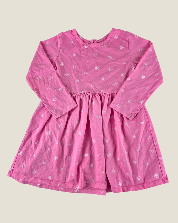 Pre-Loved George Pink Long Sleeve Dress Girls 4Y | Betty’s Marketplace