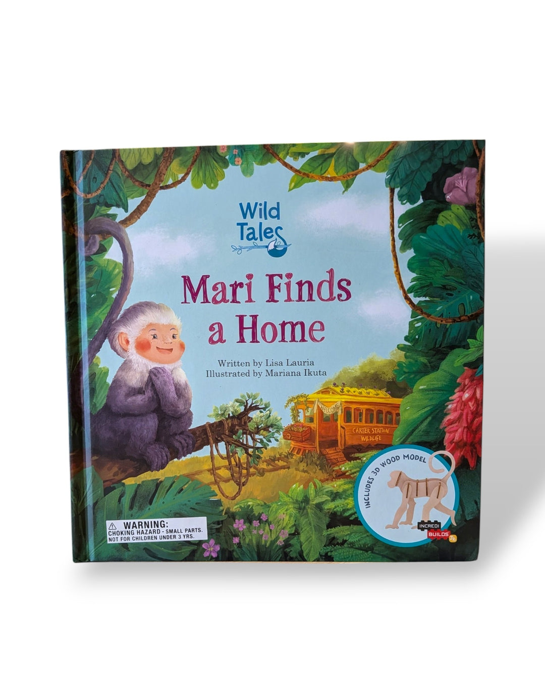 Mari Finds A Home Board Book with Wood Model