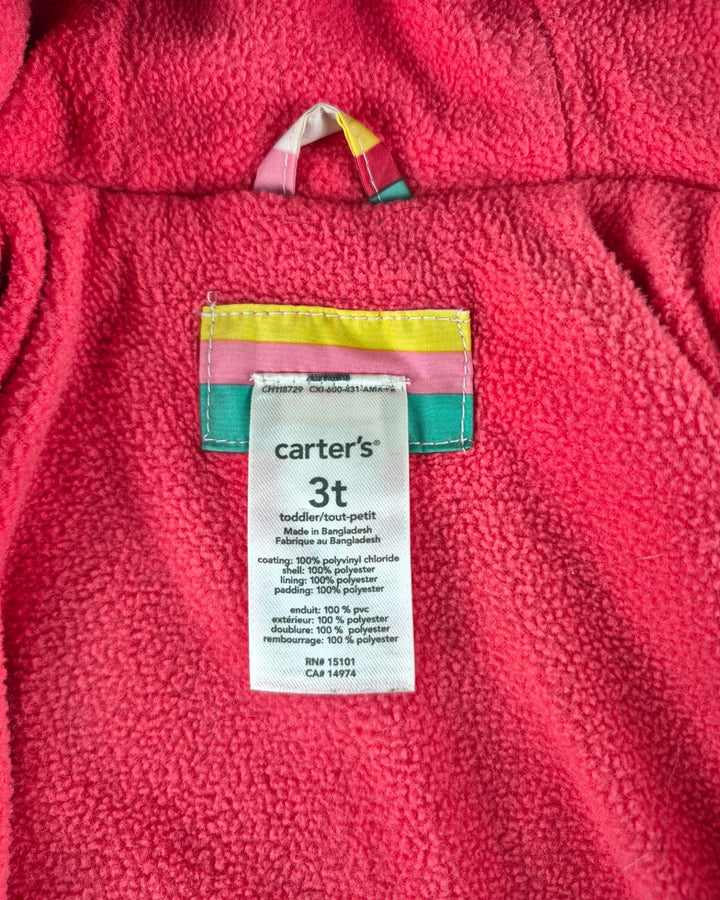 Pre-Loved Oshkosh Striped Spring/Fall Jacket Girls 3Y Play Condition | Betty’s Marketplace