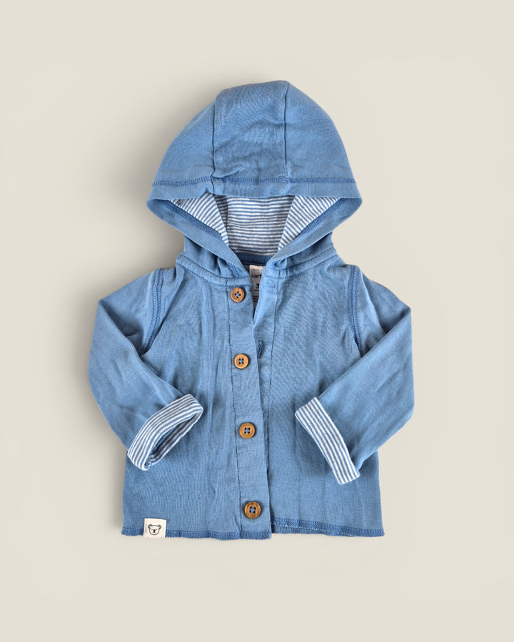 Pre-Loved Carter's Blue Hoodie Boys 3M | Betty’s Marketplace