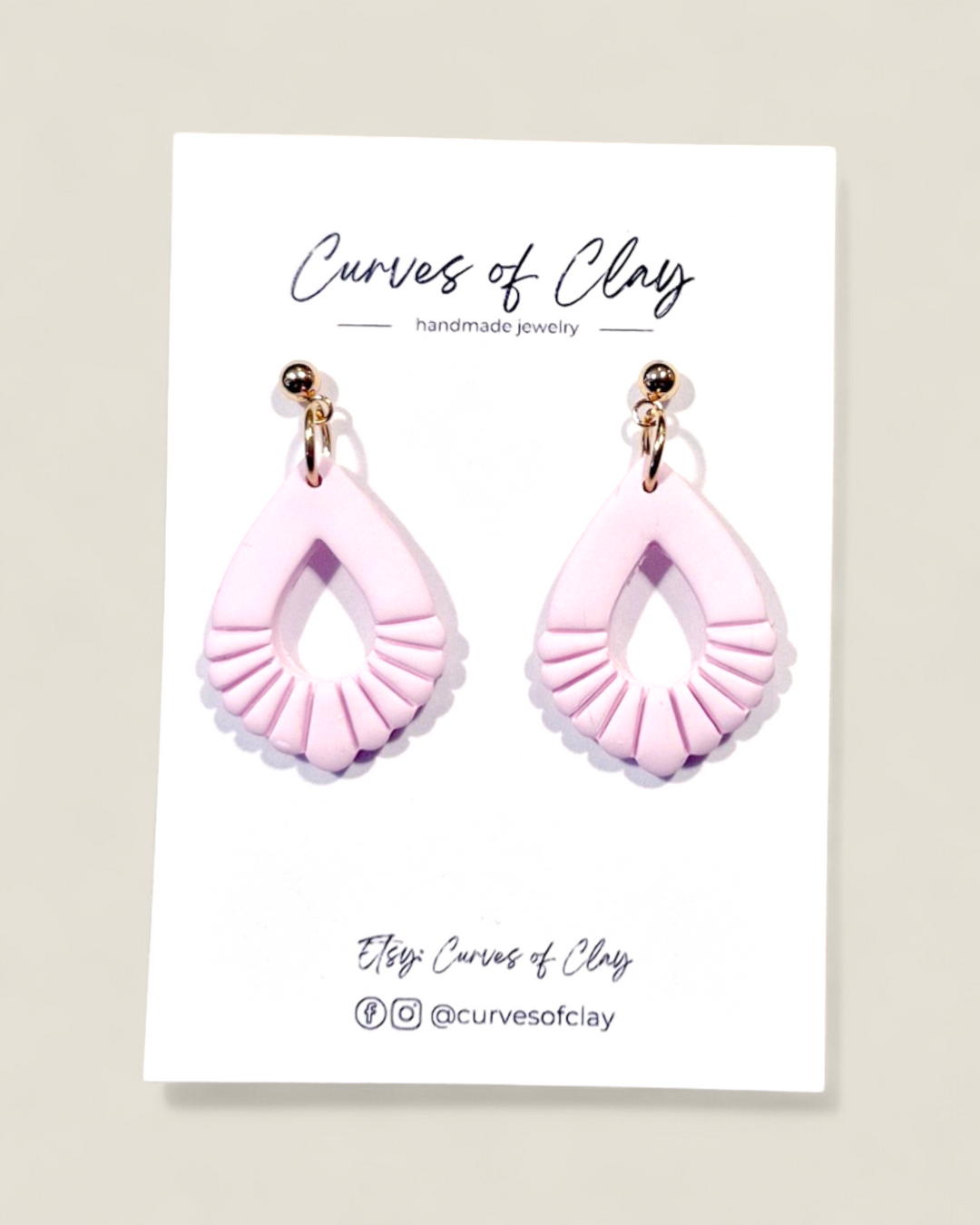 Curves of Clay, Everyday Dangle Earrings