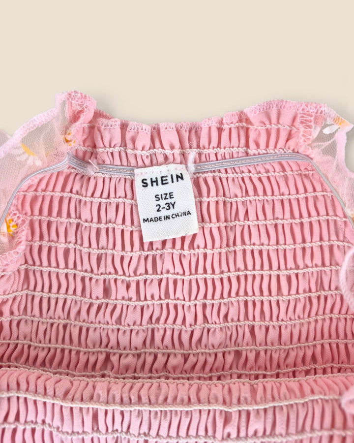 Pre-Loved Shein Pink Daisy Dress Girls 2-3Y | Betty’s Marketplace