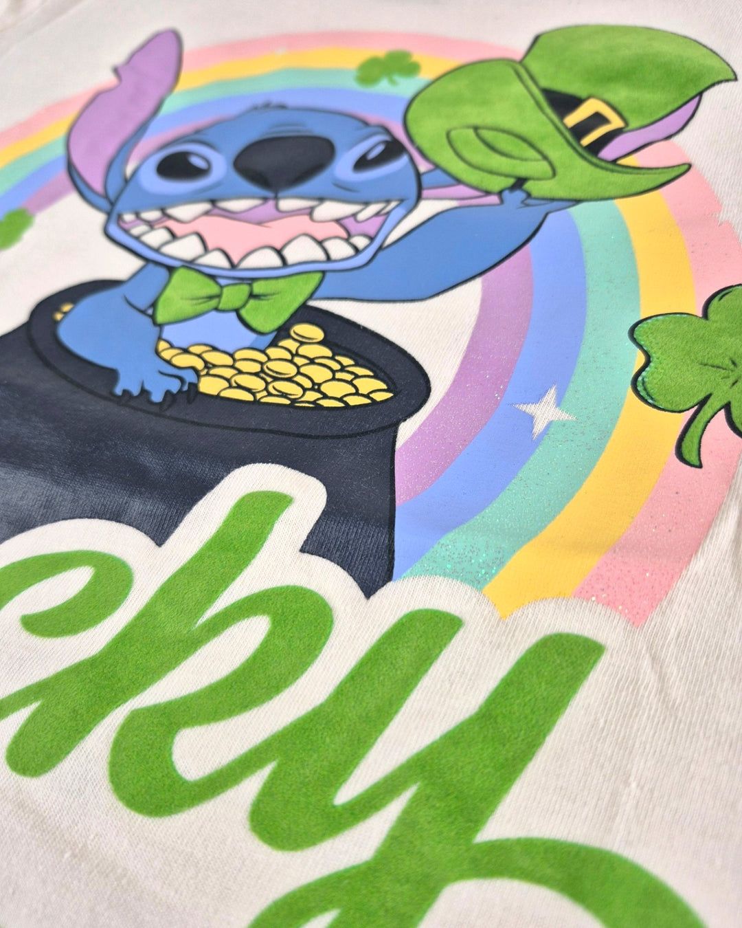 Pre-Loved Stitch "Lucky" T Shirt Girls 10-12Y | Betty’s Marketplace