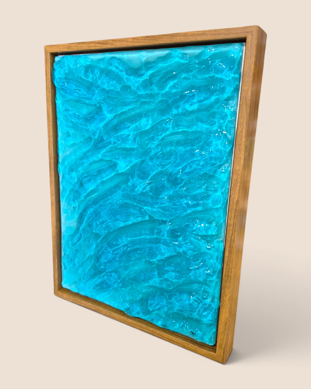 Kristi Scott Art, Textured Resin Water Art