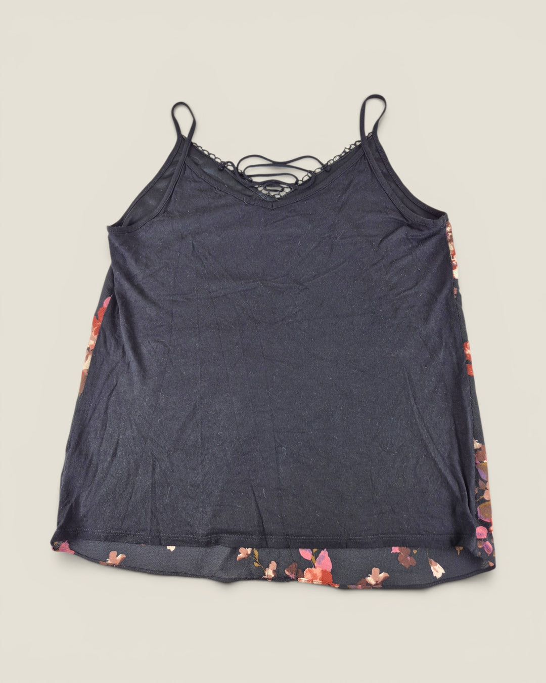 Pre-Loved Maurices Black Floral Cami Top Ladies Medium | Betty’s Marketplace
