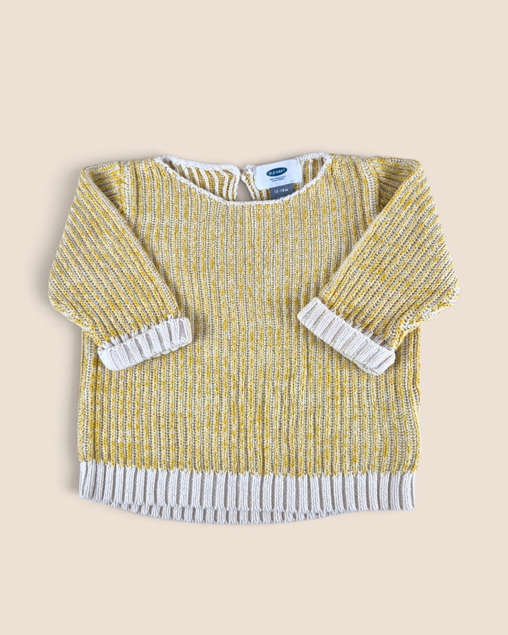 Pre-Loved Old Navy Yellow Sweater 12-18M | Betty’s Marketplace