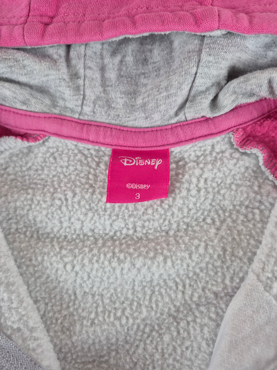 Pre-Loved Minnie Mouse Zippered Hoodie Girls 3Y | Betty’s Marketplace