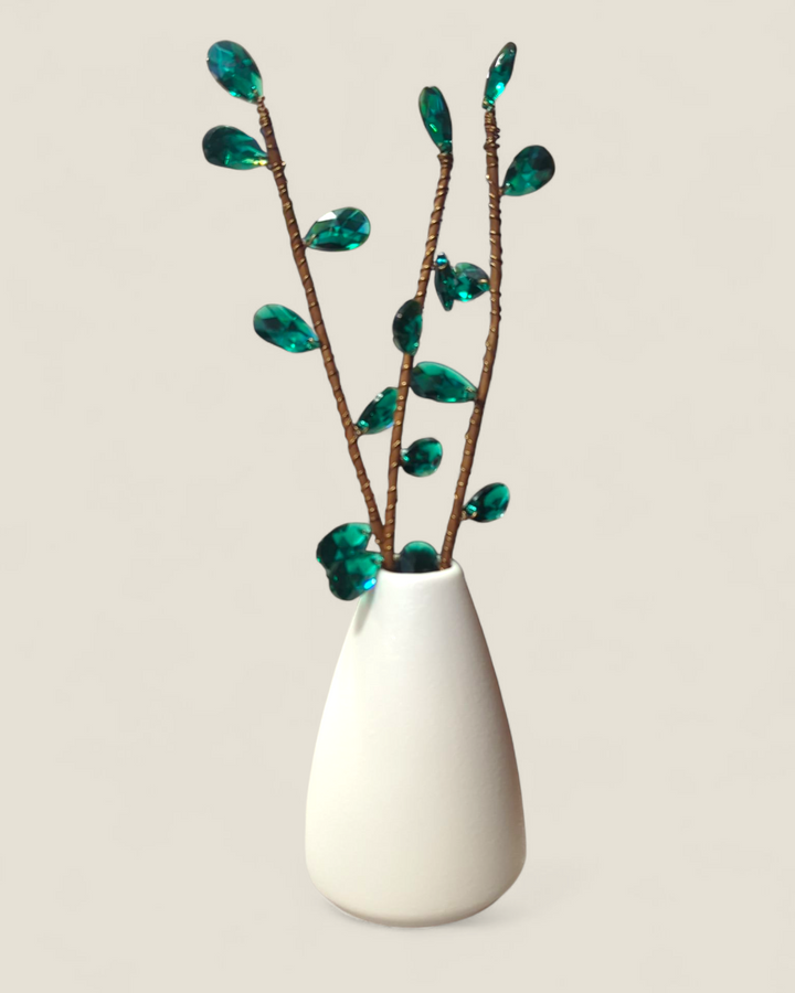 Kristi Scott Art, Jeweled Stems in Vase